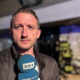 Reporter Philipp Pohl am Einsatzort