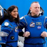 Die Nasa-Astronauten Suni Williams und Barry Wilmore.