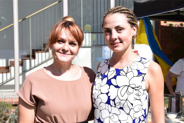 Svitlana Pavlova und Aleksandra Fell