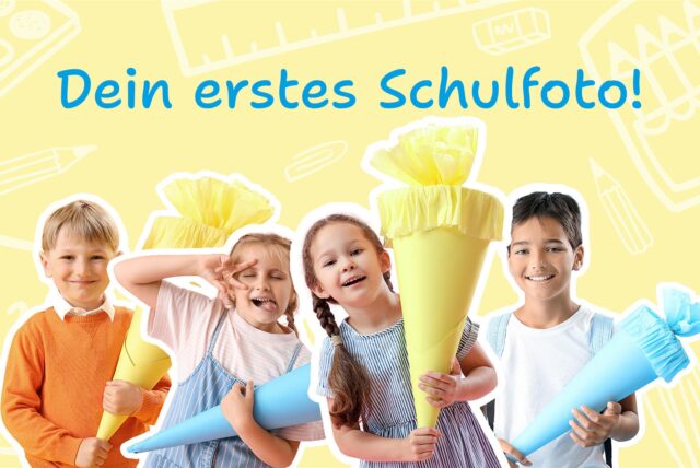 Wir zeigen die Fotos der Erstklässler.