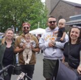 Familien auf der Ickerner Straße.
