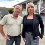 Maik und Iris Rehrmann stehen beim Brauturm im Dorstener Stadtteil Wulfen.