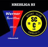 Grafik mit Logos von Werner SC II und SC Capelle