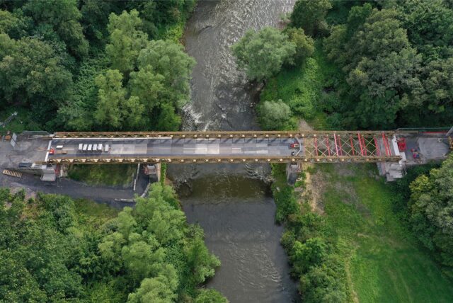 Die sogenannte D-Brücke soll ab September 2024 die Verkehrsverbindung zwischen Dorsten und Mal wieder herstellen.