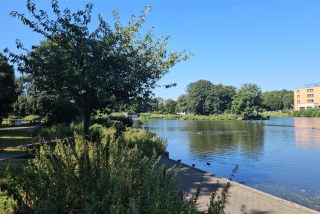 Blick auf den Citysee in Marl