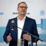 Bernhard Osburg, CEO Thyssenkrupp Steel Europe AG, spricht auf einer Pressekonferenz.