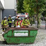 Feuerwehr am Platz der Deutschen Einheit in Dorsten