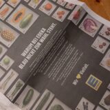 Eine ganze Seite der Frankfurter Allgemeinen Zeitung ist mit der Edeka Anzeige „Warum bei Edeka Blau nicht zu Wahl steht.“ bedruckt.