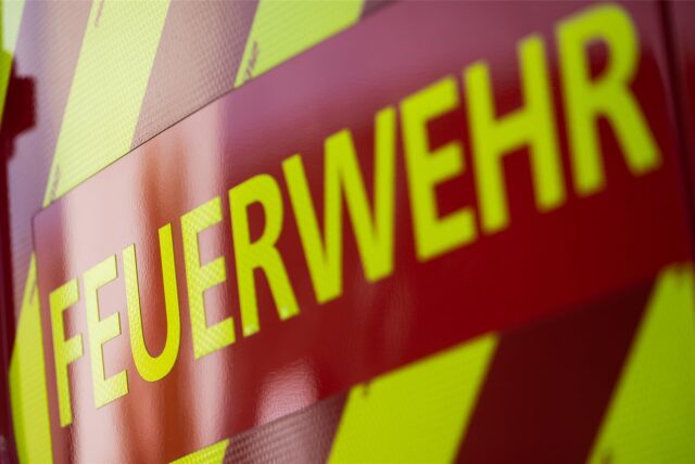 Ein Feuerwehrwagen