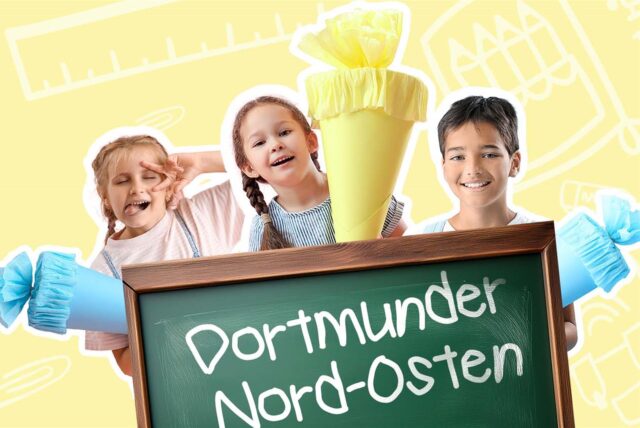 Fotos von Erstklässlerinnen und Erstklässlern im Dortmunder Nord-Osten