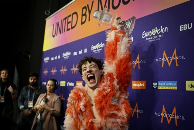 Nemo aus der Schweiz beim ESC 2024.