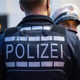 Polizist in Uniform.