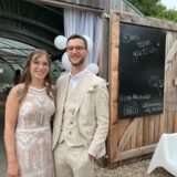 Romantisches Jawort in Datteln: Antonia Wibbeke und Niklas Logemann.