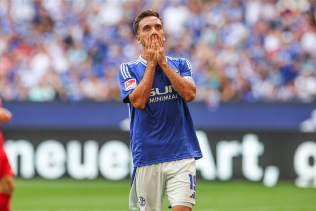 01.09.2024, Fussball, Saison 2024/2025, 2. Bundesliga, 4. Spieltag, FC Schalke 04 – 1. FC Köln, Kenan Karaman (FC Schalke 04) Foto: Tim Rehbein/RHR-FOTO