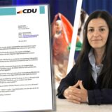 Die Montage zeigt Aysel Cetin und den Antrag der CDU zum Palästina-Flaggen-Eklat.