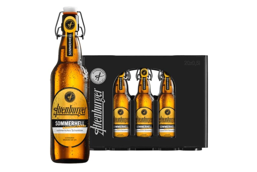 Produktbild des vom Rückruf betroffenen Bieres Altenburger Sommerhell Produktbild des vom Rückruf betroffenen Bieres Altenburger Sommerhell