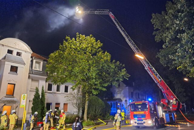 Feuerwehreinsatz auf der Halterner Straße