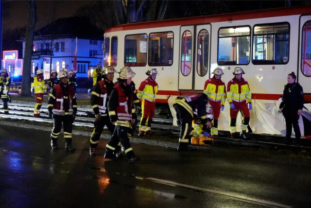 An der B1 ist im Februar 2024 im Bereich Voßkuhle eine Frau von einer Stadtbahn überrollt worden und gestorben