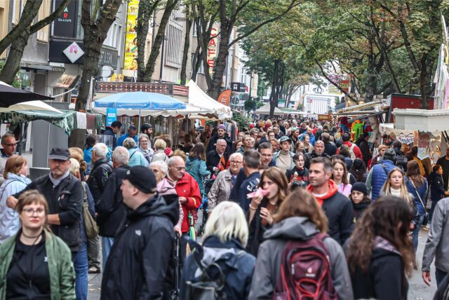 Das Kaiserstraßenfest (hier ein Archivbild) war viele Jahre lang ein beliebter Treffpunkt in der östlichen Innenstadt.