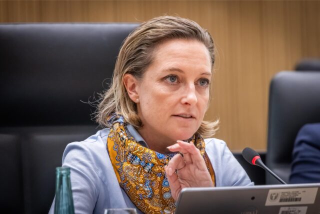 Die Chefin der Wirtschaftsförderung in Dortmund, Heike Marzen, äußerte sich am Dienstag auf einer Pressekonferenz zur Situation der Wirtschaft in Dortmund.