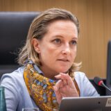 Die Chefin der Wirtschaftsförderung in Dortmund, Heike Marzen, äußerte sich am Dienstag auf einer Pressekonferenz zur Situation der Wirtschaft in Dortmund.
