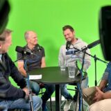 Am Sonntag spielen sie um die Tabellenführung, davor zu Gast im Sporttalk: Daniel Schikora, Trainer von BVH Dorsten (r.), und SV Lippramsdorfs Sportlicher Leiter Josef Ovelhey.