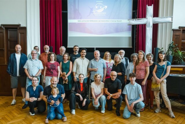 Jung und alt: Rund 40 Menschen aus Castrop-Rauxel nahmen am ersten Tomorrathon teil.
