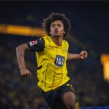 Karim Adeyemi jubelt.