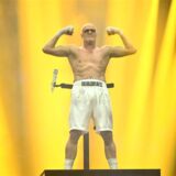 Der Gewinner des Ehrenpreises, Stefan Raab, am 20.10.2015 in Köln (Nordrhein-Westfalen) bei der Verleihung des Deutschen Comedypreis.