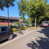 Unfall auf der Raiffeisenstraße.
