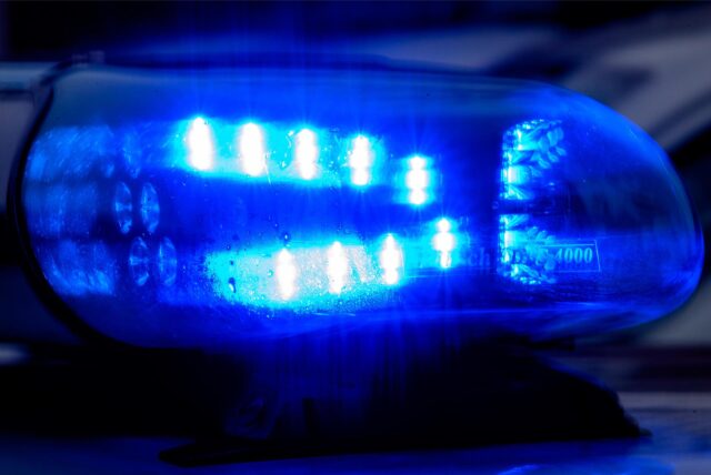 Ein Blaulicht der Polizei
