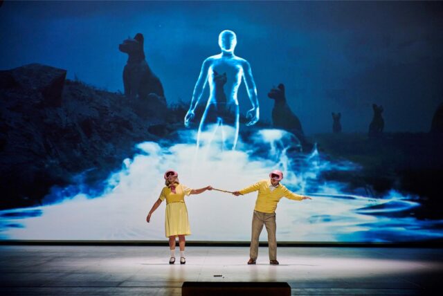 Szene aus „Die Zauberflöte“