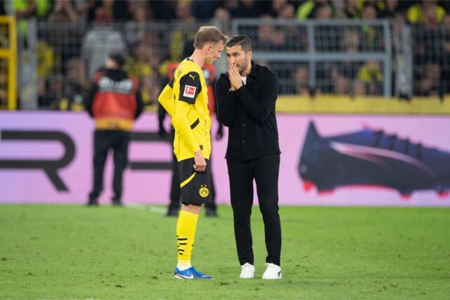 Nuri Sahin im Gespräch mit Maximilian Beier.