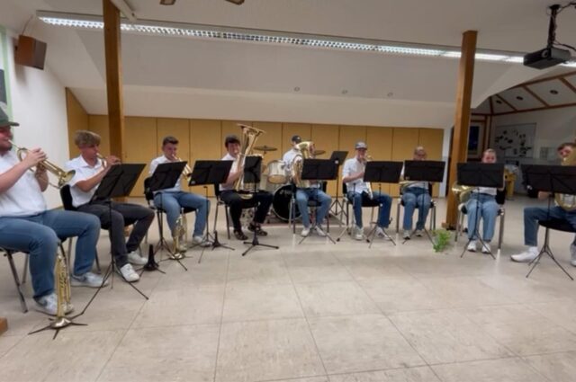 Die jungen Blasmusiker von „Kiss my brass“