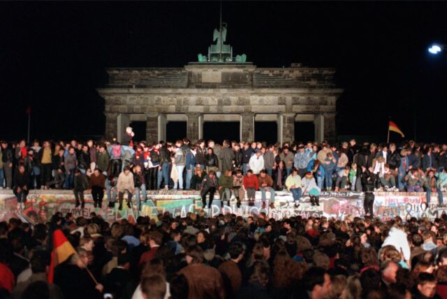 Der Tag des Mauerfalls am 9. 11. 1989