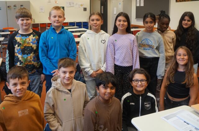 Schüler der Klasse 5B der Ernst-Immel-Realschule