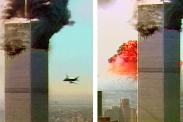 Am 11. September steuerten Terroristen Flugzeuge ins World Trade Center in New York.