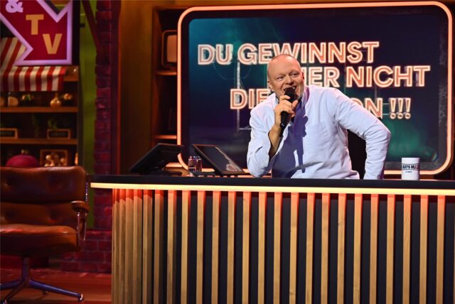 Stefan Raab im September 2024 nach seinem TV-Comeback bei der Moderation seiner neuen Show „Du gewinnst hier nicht die Million bei Stefan Raab“