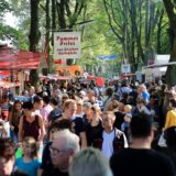 Zehntausende Besucher werden am 3. Oktober wieder zum Volksparkfest erwartet.