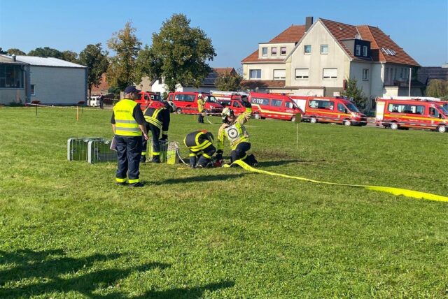 Feuerwehr übt für den Ernstfall