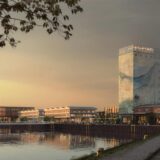 Eine Visualisierung des geplanten neuen Digitalquartiers im Hafen Dortmund