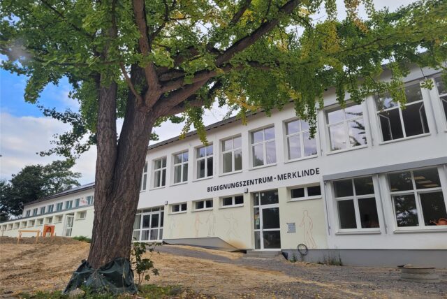 Die Arbeit im Begegnungszentrum Merklinde läuft, die offizielle Eröffnung steht jedoch noch aus.