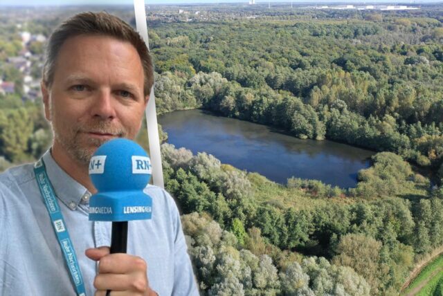 Unser Reporter Tobias Weckenbrock und unser Drohnen-Fotograf waren in Westerfilde am Rande der Siedlung, um sich den Mastbruch anzusehen.