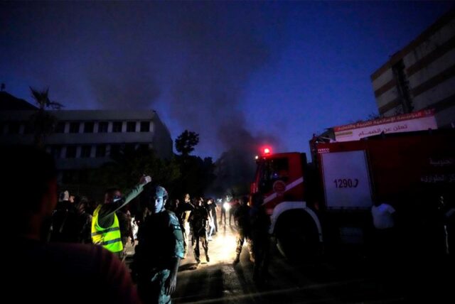 Libanesische Medien berichteten von rund zehn Angriffen in Beirut.