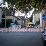 Foto der gesperrten Malteserstraße.