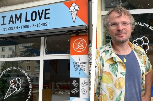 Kevin Kuhn von der Eisdiele I am love an der Hohen Straße hat das Lokal nur wenige Monate nach der Eröffnung wieder geschlossen.