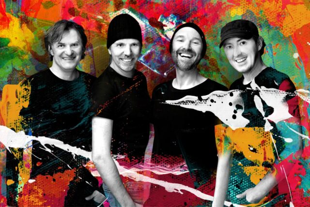 Die Coldplay-Coverband „Goldplay live“.