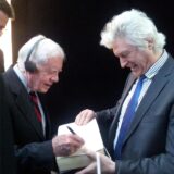 Heinz-Jürgen Reitmeyer traf Ex-US-Präsidenten Jimmy Carter in Deutschland.