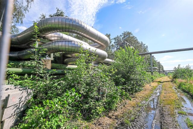 Wasserstoff- Pipeline der „Air Liquide“ in Herten/Gelsenkirchen