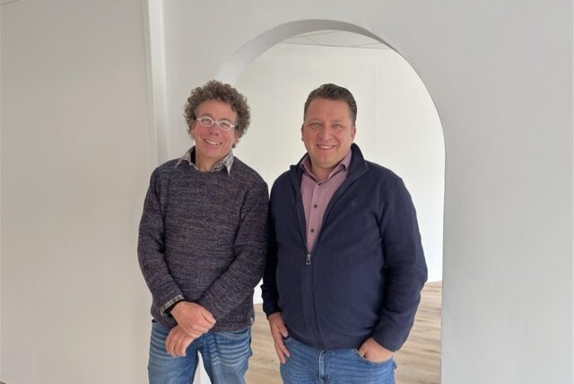 Eigentümer Bernd Wienken und Mieter Daniel Minarzik.